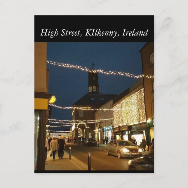 High Street, Kilkenny. Ireland Postcard (Front)