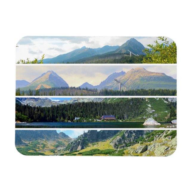High Tatra mountains Magnet (Horizontal)