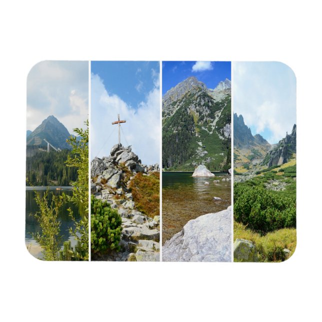 High Tatra mountains Magnet (Horizontal)