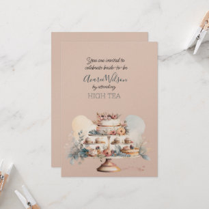 High Tea Bridal Shower Invitation 