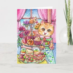 High Tea Party Card