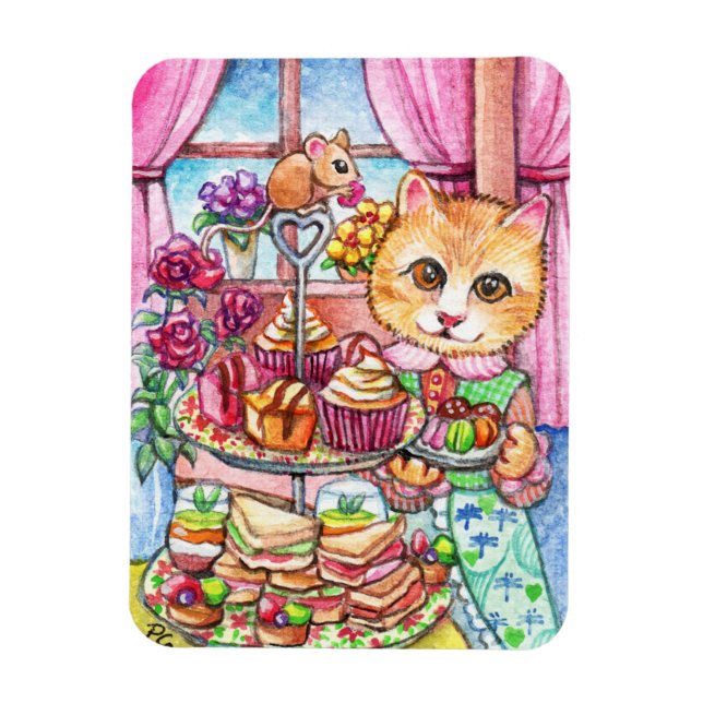 High Tea Party Magnet (Vertical)