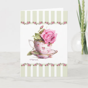 High Tea - Sage Card