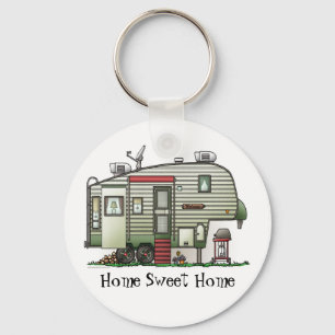 High Tech 5th Wheel Camper Keychain HSH