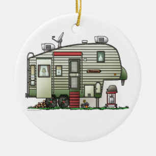 High Tech 5th Wheel Ceramic Tree Decoration