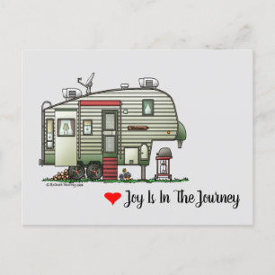 High Tech 5th Wheel Postcard