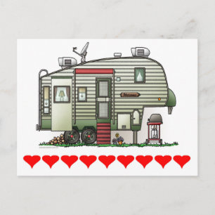 High Tech 5th Wheel Postcard