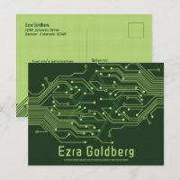 High Tech Computer Circuit Board Bar Mitzvah