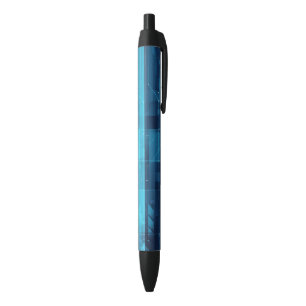 High tech digital background black ink pen
