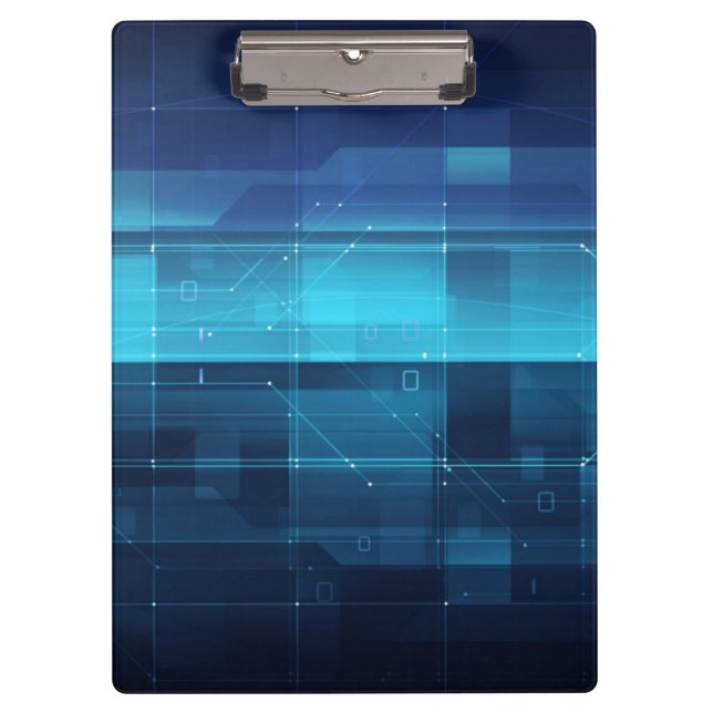 High tech digital background clipboard (Front)