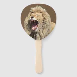 High Tension Lion Hand Fan