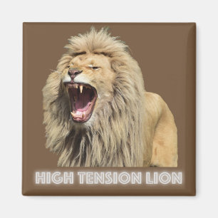 High Tension Lion Magnet