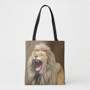 High Tension Lion Tote Bag
