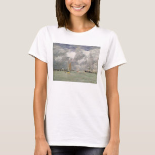 High Tide at Trouville, c.1892-96 (oil on panel) T-Shirt