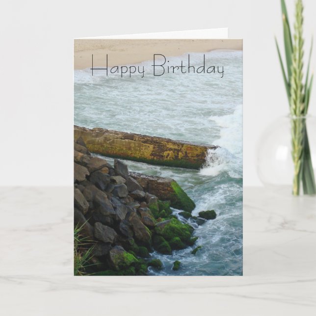 High Tide Birthday card (Front)