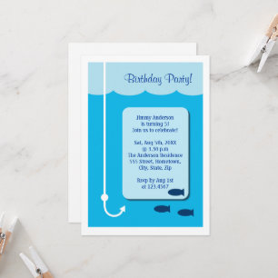 High Tide Fishing Invitation