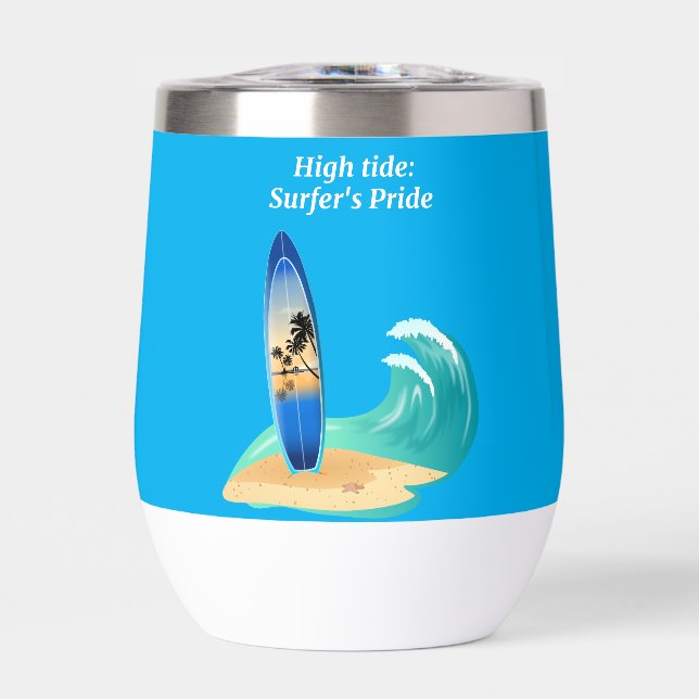 "High Tide: Surfer's Pride" adventure ocean beach  (Front)