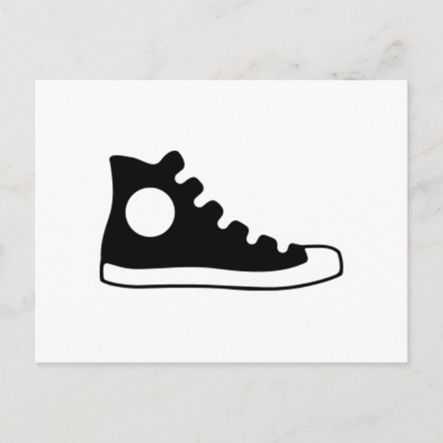 High Top Sneaker Postcard (Front)