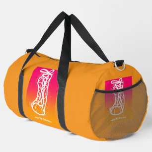 High Top Sneakers Athletic Travel Duffle Bag