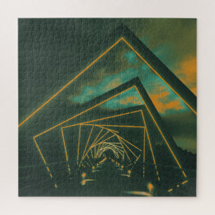 high trestle trail bridge jigsaw puzzle