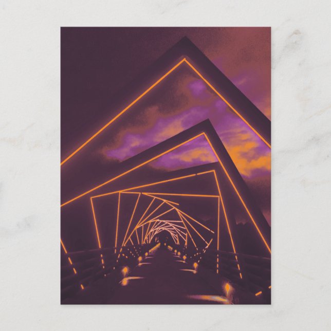 high trestle trail bridge postcard (Front)