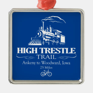 High Trestle Trail (RT) Metal Ornament