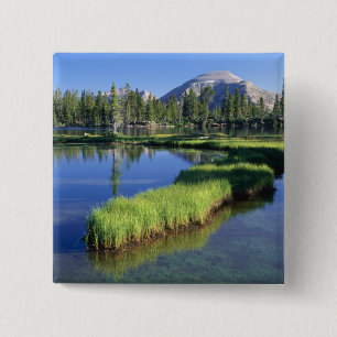 HIGH UINTAS WILDERNESS, UT, US, penisula, 15 Cm Square Badge