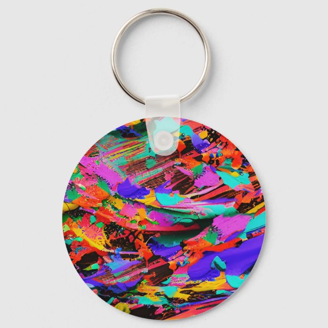 High Voltage Abstraction Key Ring (Front)