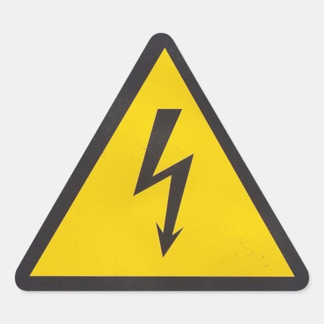 High Voltage Sticker (Front)