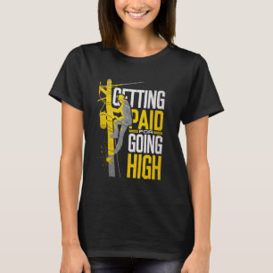 High Voltage Utility Powerline Technician Lineman T-Shirt