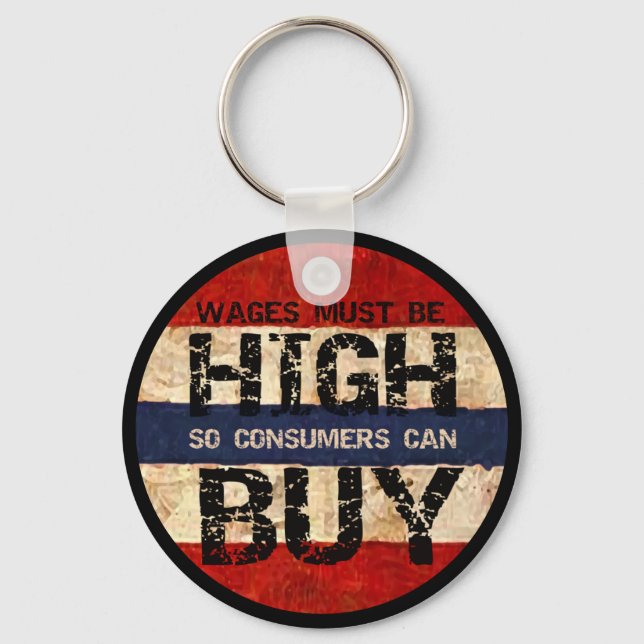 High Wages Key Ring (Front)