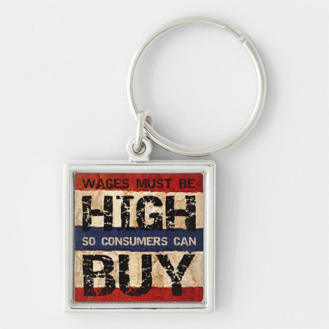 High Wages Key Ring (Front)