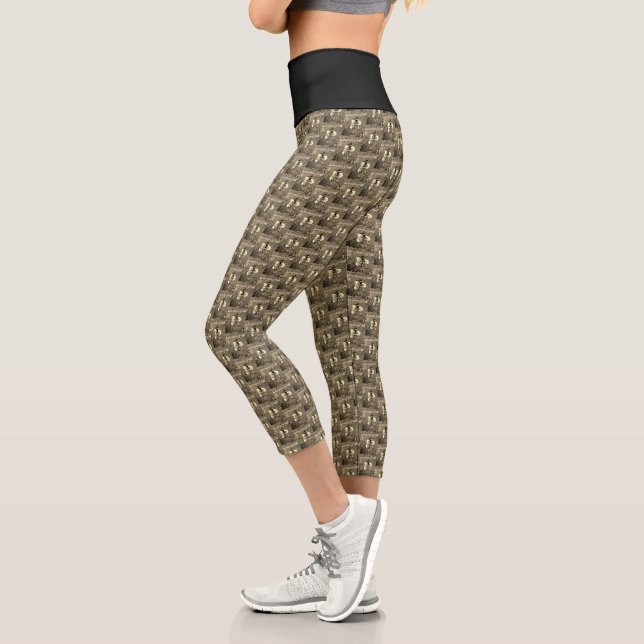 high waist capris (Left)