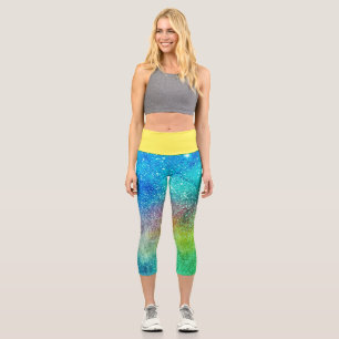 High waisted  capri leggings