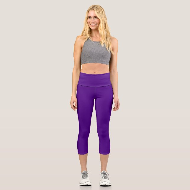 High-Waisted Capri Leggings | Ultra Comfort (Front)