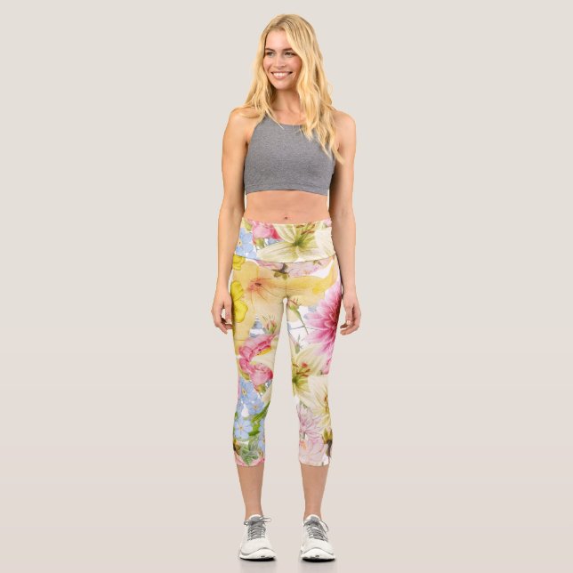 High Waisted Capris (Front)