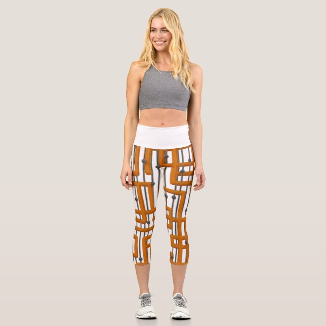 High Waisted Capris (Front)