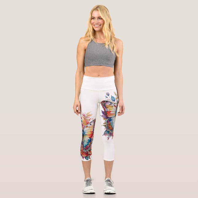 High Waisted Capris (Front)