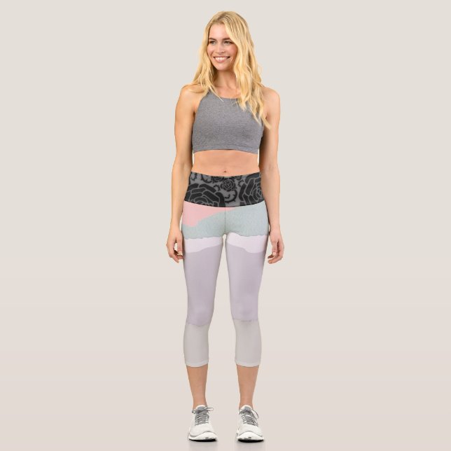 High Waisted Capris (Front)