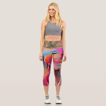 High Waisted Capris