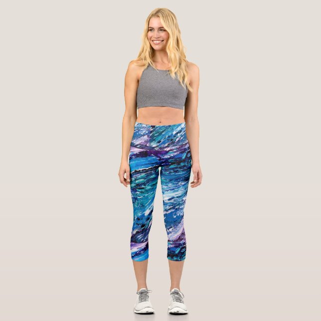 High Waisted Capris (Front)