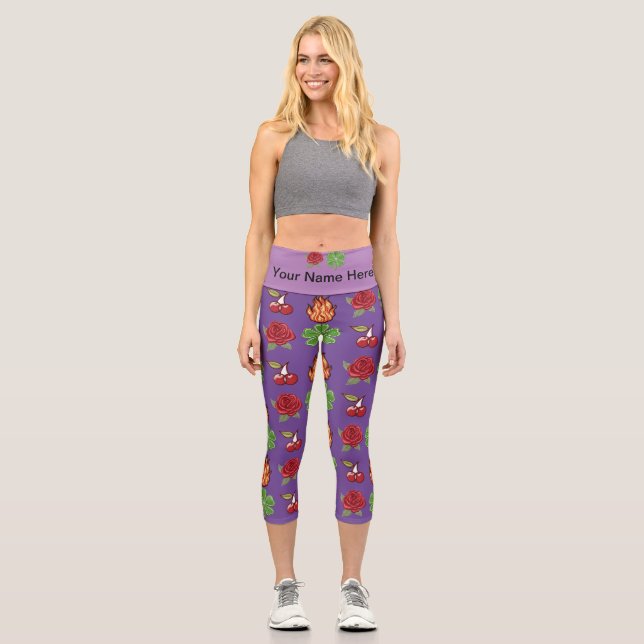 High Waisted Capris (Front)