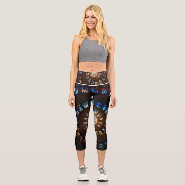 High Waisted Capris (Front)