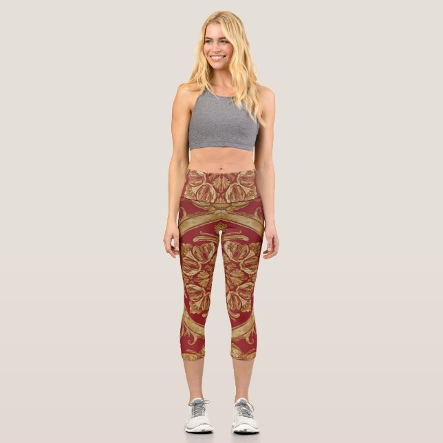 High Waisted Capris (Front)