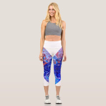 high waisted capris Leggings