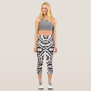 High Waisted unique symmetrical Capri design