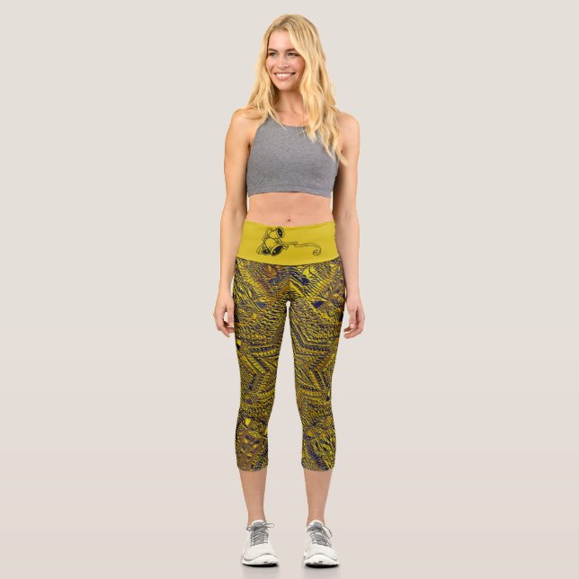 High Waisted Yoga Capris (Front)