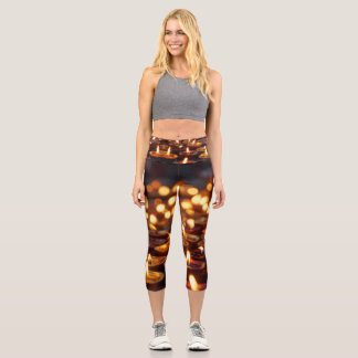 High Waisted Yoga Capris, XS (0-2) Capri Leggings