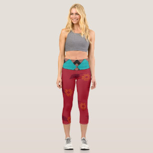 High Waisted Yoga Capris, XS (0-2) Capri Leggings