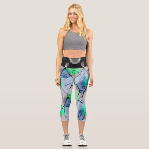 High Waisted Yoga Capris, XS (0-2) Capri Leggings